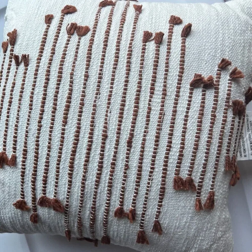 Hearth & Hand Magnolia Home Multi Texture Dash Throw Pillow NEW